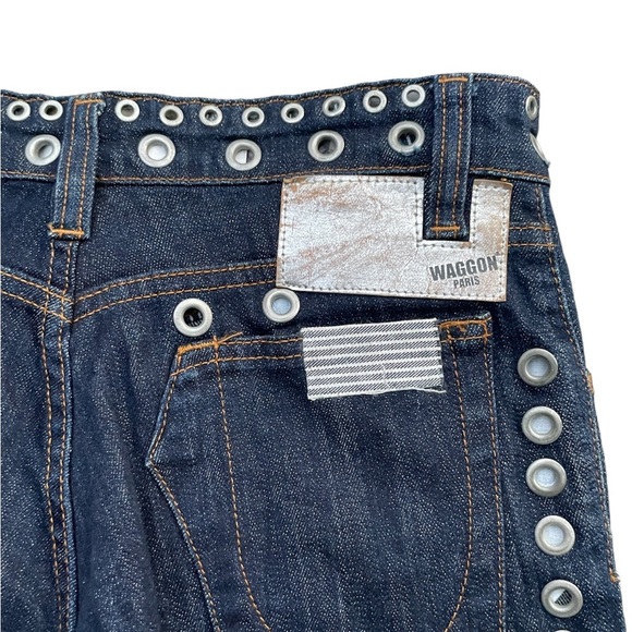 WAGGON Paris Custom embellished eyelet and patch jeans - Picture 14 of 16